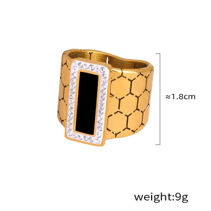 14 K GOLD Honeycomb texture necklace bracelet earrings ring