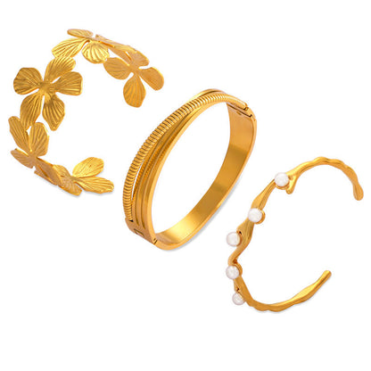 Designer light luxury gold bracelet