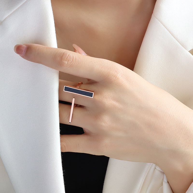 French-style Luxury Irregular Statement Ring