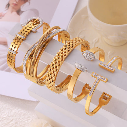 14K GOLD Light Luxury Versatile High-End Bracelet