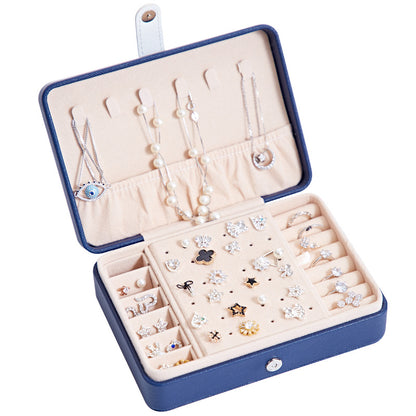 Portable PU minimalist jewelry box