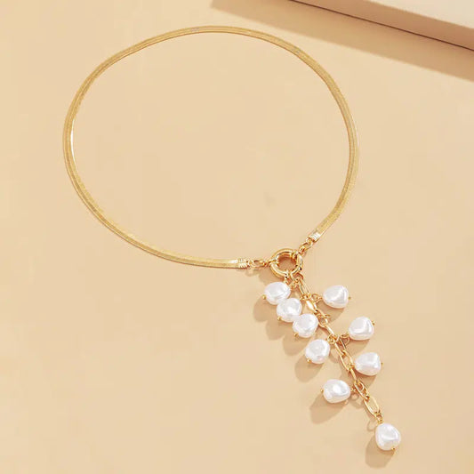 14K Gold Pearl Pendant Necklace