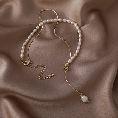 Baroque freshwater pearl necklace