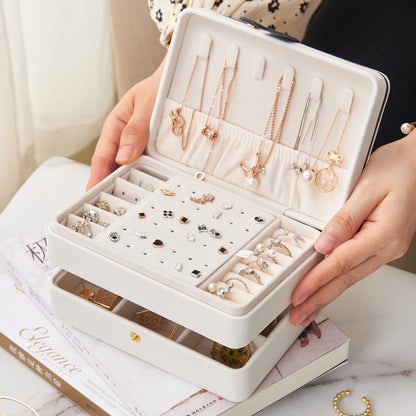 Three layer large capacity jewelry sorting box