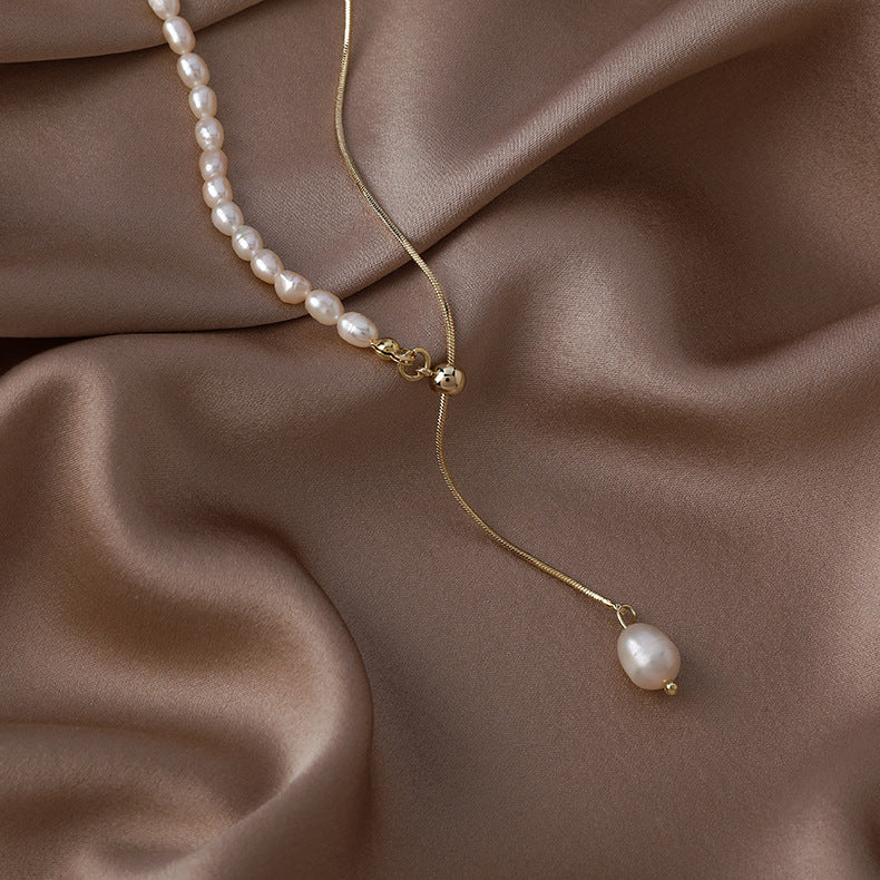 Baroque freshwater pearl necklace