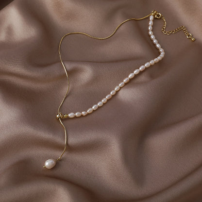 Baroque freshwater pearl necklace