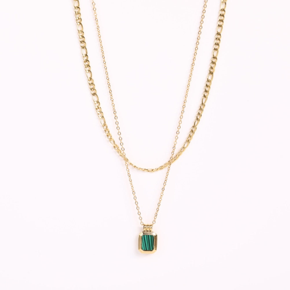 Natural Energy Crystal Pendant Necklace